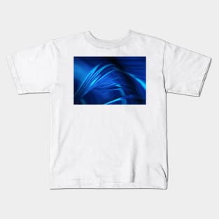 Dark Blue Abstraction Kids T-Shirt